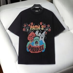 hellstar round neck short sleeve t-shirt